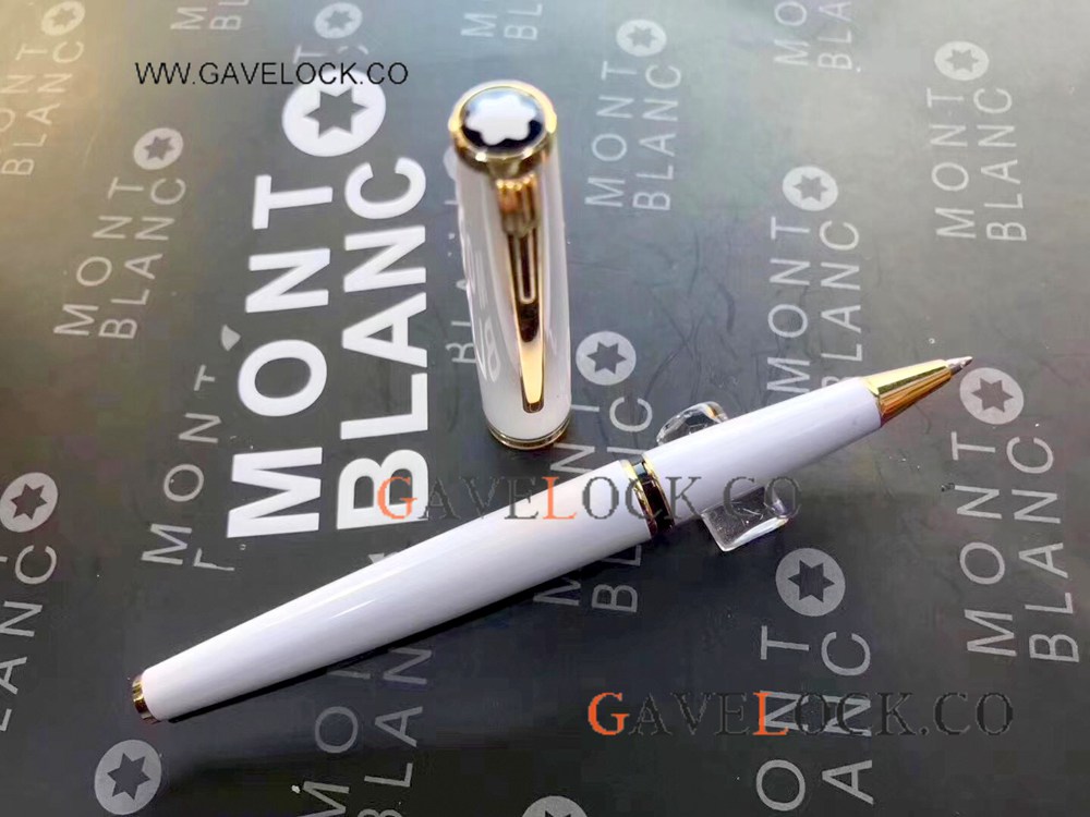 AAA Montblanc PIX White and Gold Rollerball Pens Replica Pix Pen AAA Montblanc PIX White and Gold Rollerball Pens Replica Pix Pen